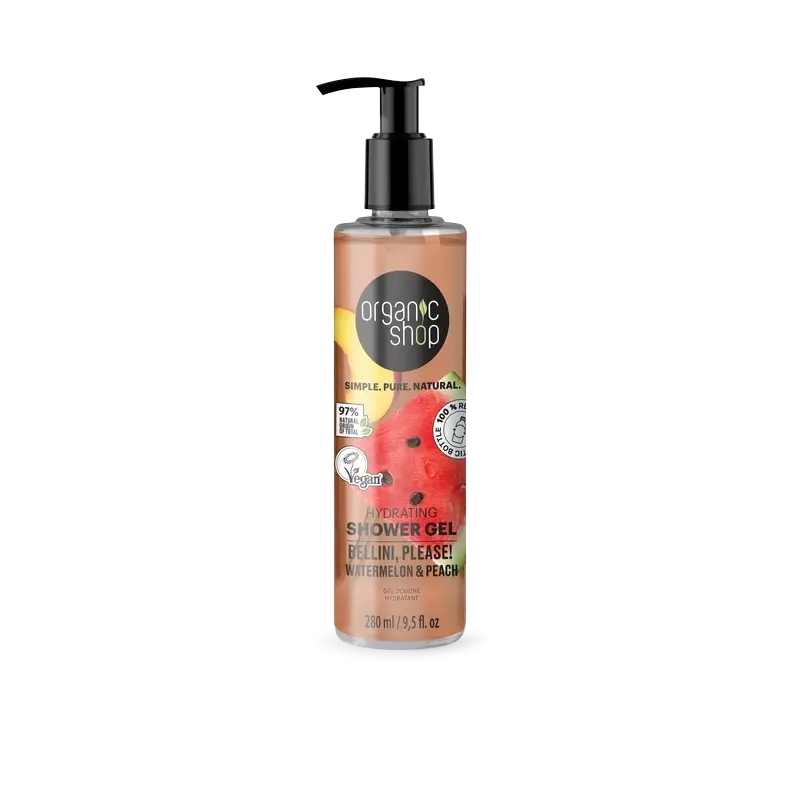 Gel de duche hidratante Organic Shop Mix Bellini, Please , 280 ml