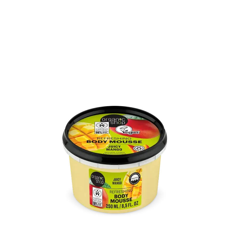 Organic Shop Mix Mousse Corporal Reparadora de Manga , 280 ml