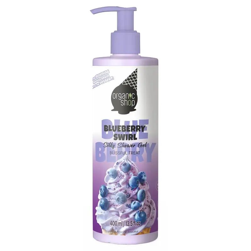 Gel de duche Organic Shop Ogs Ice Blueberry Ice , 400 ml