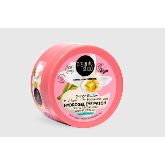 Organic Shop Hydrogel Eye Contour Brightening and Anti-swelling Eye Patches, 60 unidades