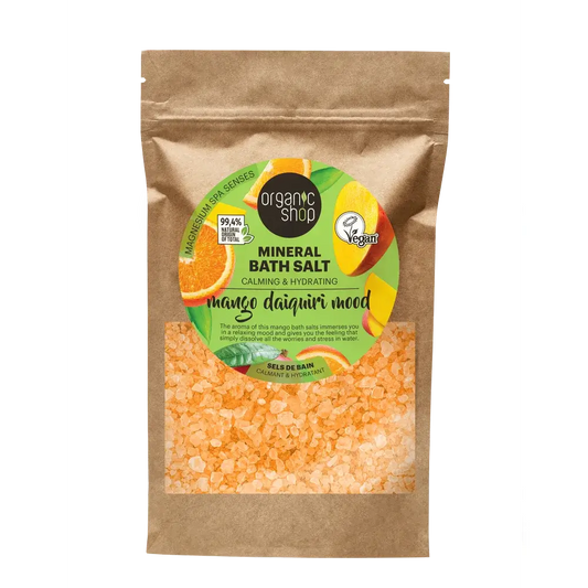 Sais de Banho Minerais Organic Shop Daiquiri Mood Mango, 500 G