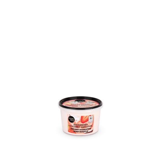 Smoothie Hidratante Cremoso de Morango e Coco da Organic Shop, 250 ml