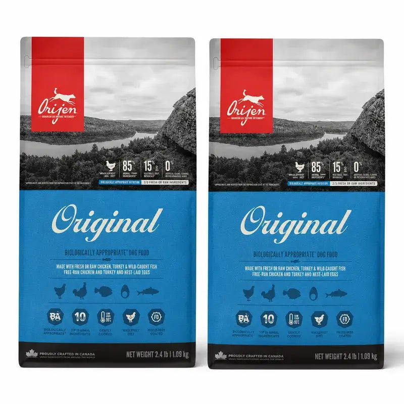 Orijen Canine Adult Original 2 X 11,4 Kg Alimento para cães , embalagem 2