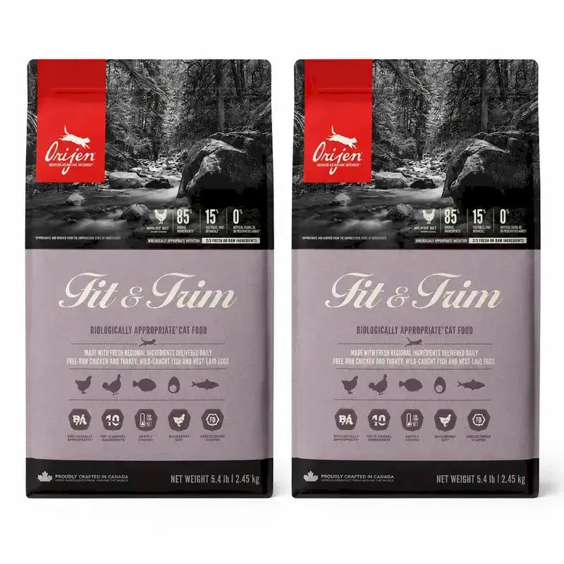 Orijen Feline Adult Fit Trim 5,4 Kg Ração para gatos , embalagem 2