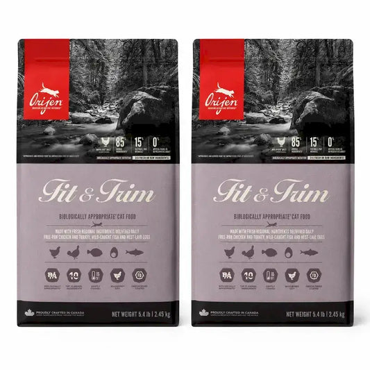 Orijen Feline Adult Fit Trim 5,4 Kg Ração para gatos , embalagem 2