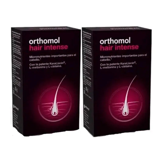 Orthomol Hair Intense, Embalagem 2 x 60Caps.