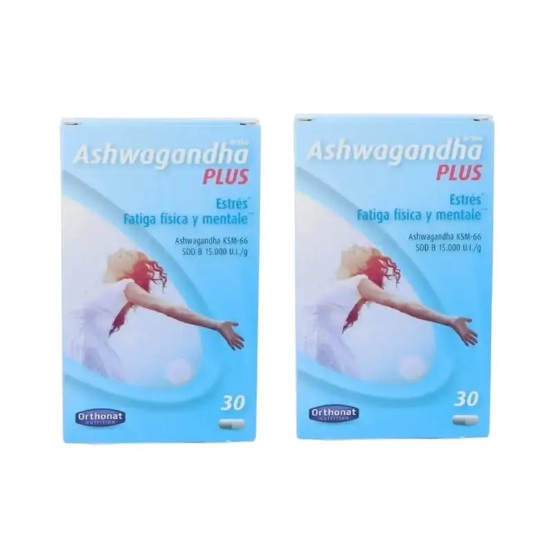Orthonat Ashwaganda Plus, 2X30 Cápsulas