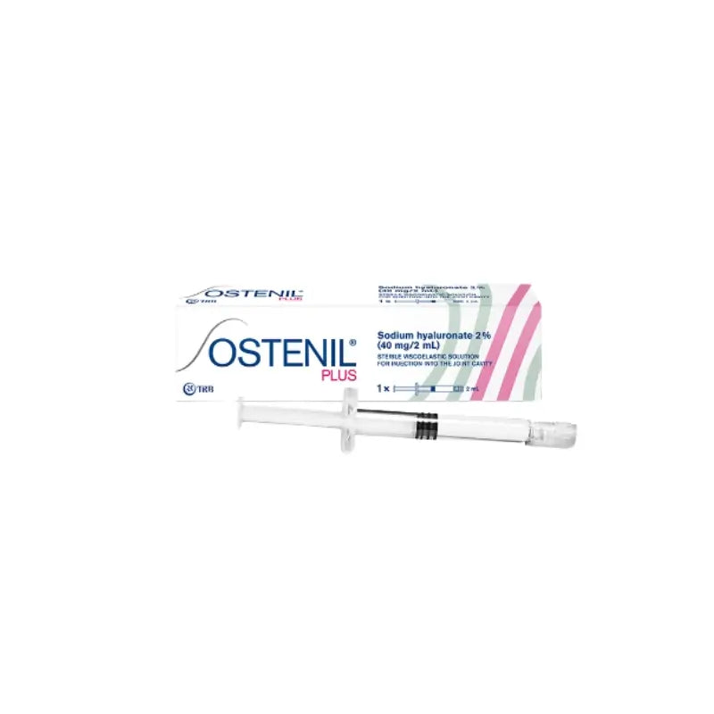 Ostenil Plus Seringa de Hialuronato de Sódio Pré-Preenchida 40 mg / 2 ml