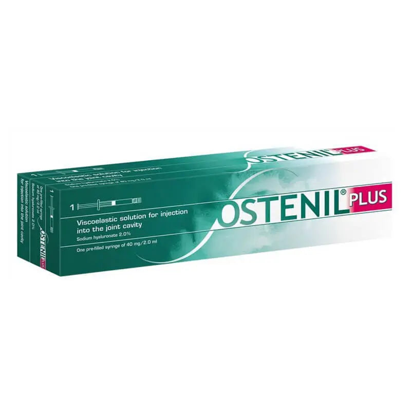 Ostenil Plus Seringa de Hialuronato de Sódio Pré-Preenchida 40 mg / 2 ml