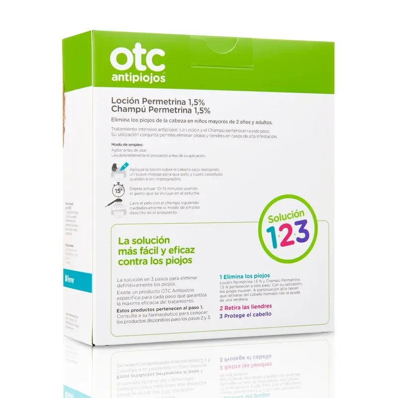OTC ANTI-LICE PACK PERMETRINA PERMETRINA ANTI-LICE E LÊNDEAS 1,5