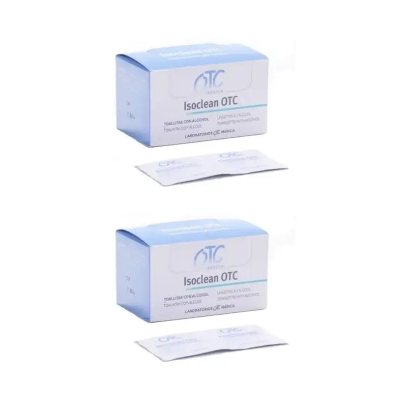 Toalhetes com álcool Otc Isoclean, 2X50 unidades