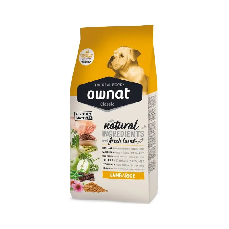 Ownat Classic Canine Adult Lamb Rice 12Kg
