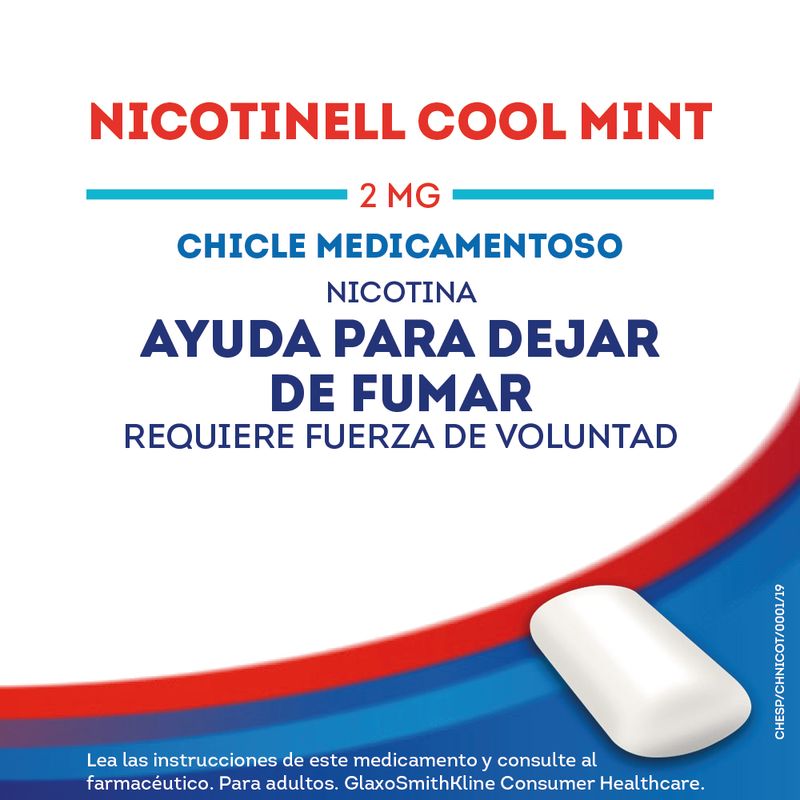Nicotinell Cool Mint 2 mg 96 Gomas de mascar