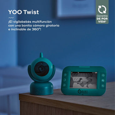 Babymoov Monitor de vídeo motorizado para bebés Yoo-Twist