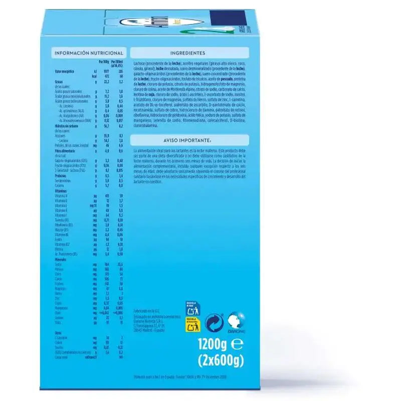 Almirón Advance 2, 12 X 1200 gramas