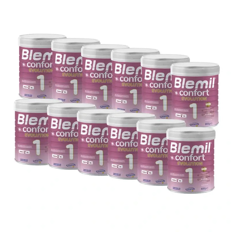 Blemil 1 Comfort Evolution, embalagem 12x800g