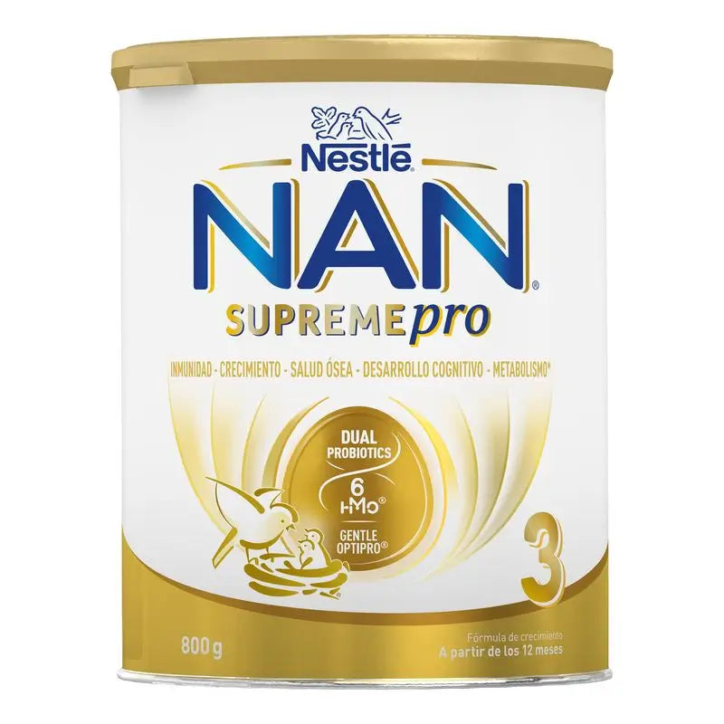 Leite para Crescimento Nestlé Nan Supreme Pro 3, 12X800g