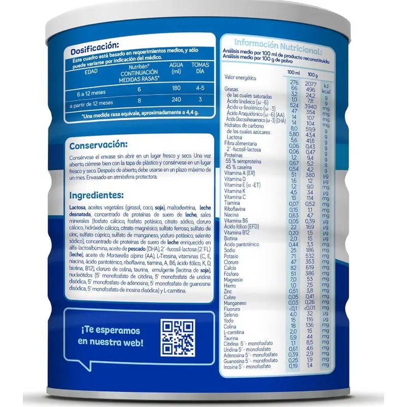 Nutribén Pro-Alfa 2 Leite de transição, 12 X 800 g