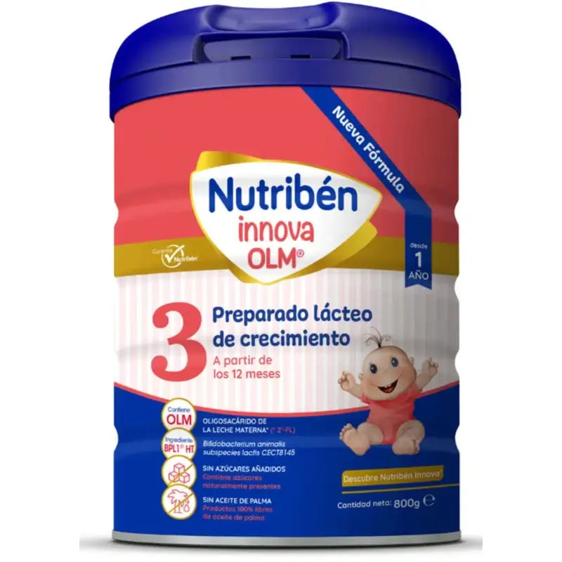 Nutribén Innova 3 Leite de Crescimento, 12 X 800 gramas