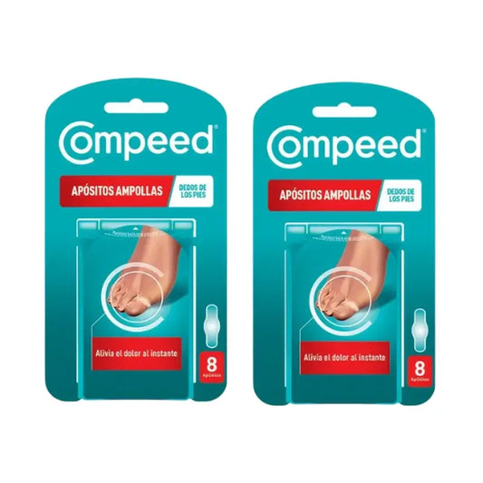 Pacote de pensos para pés e dedos Compeed, 2x8 unidades