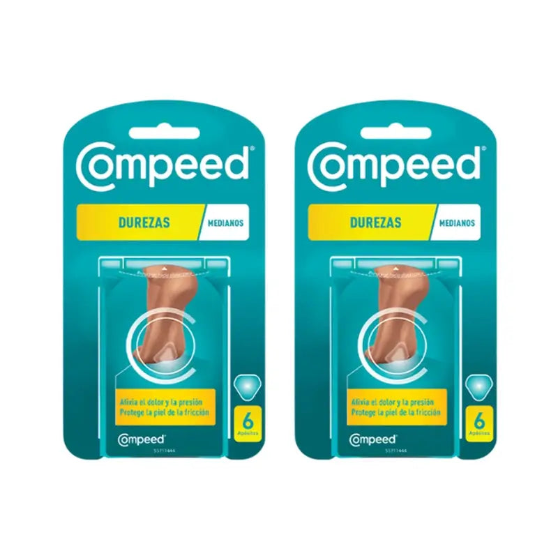 Pensos Compeed Pack de dureza média, 2x6 unidades
