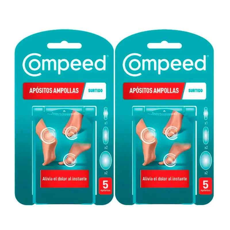 Embalagem Compeed Pack Blisters mistos, 2x5 unidades