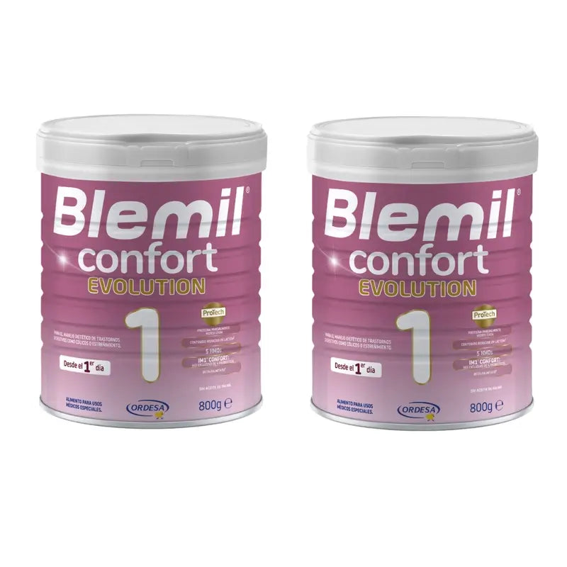 Blemil 1 Comfort Evolution, embalagem 2x800 gramas