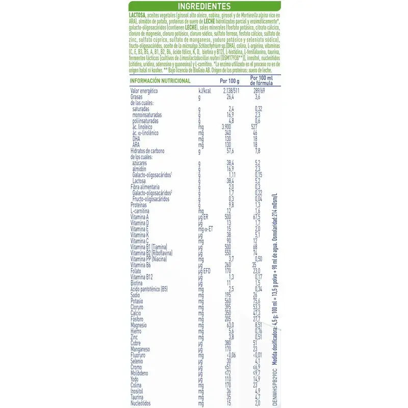 Leite para bebés Nestlé Nan Total Comfort 2, embalagem de 2 x 800 g