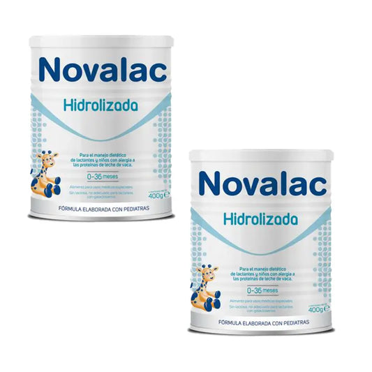 Novalac Hidrolisado, Embalagem 2 X 400 g