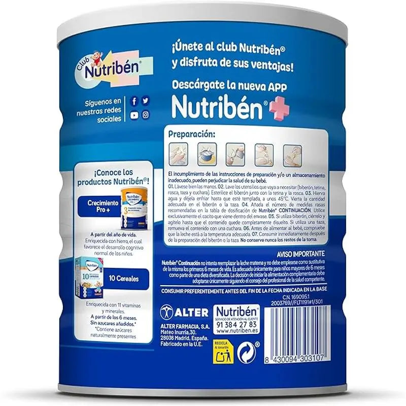Nutribén Pro-Alfa 2 Leite de Continuação, 2 X 800 g