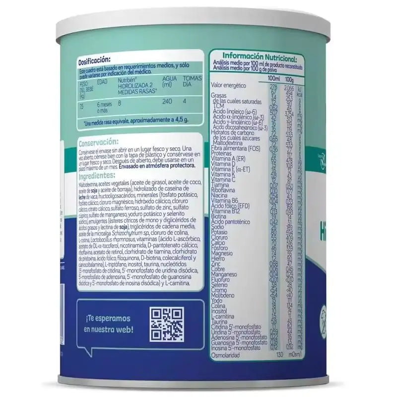 Nutribén Leite Hidrolisado 2 Continuação, 2 X 400 g