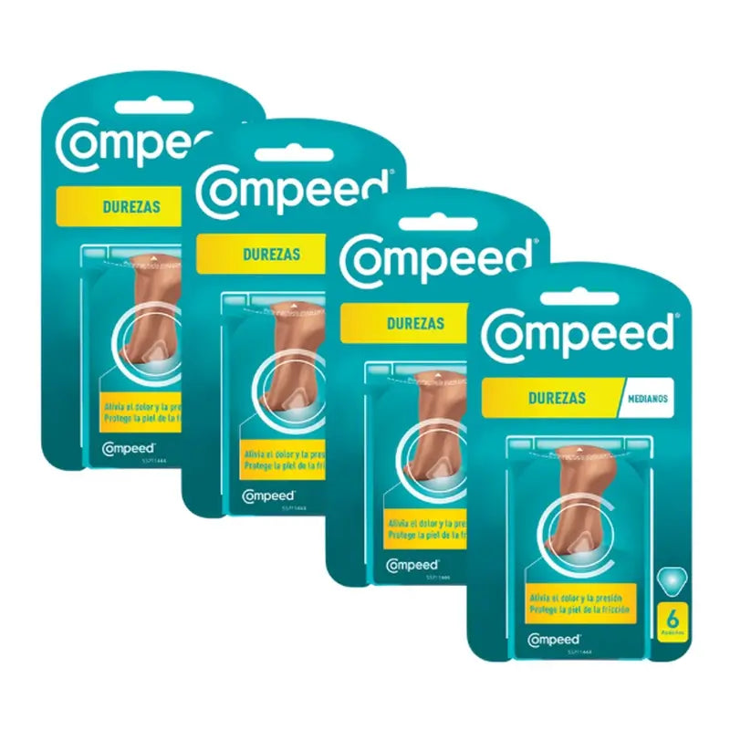 Pensos Compeed Pack de dureza média, 4x6 unidades