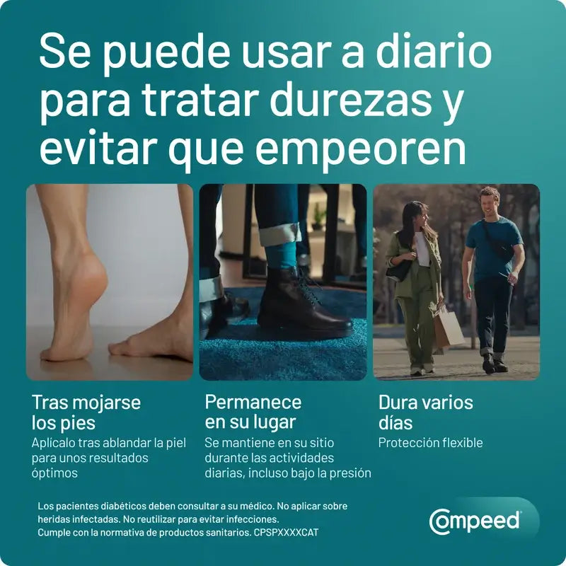 Pensos Compeed Pack de dureza média, 4x6 unidades