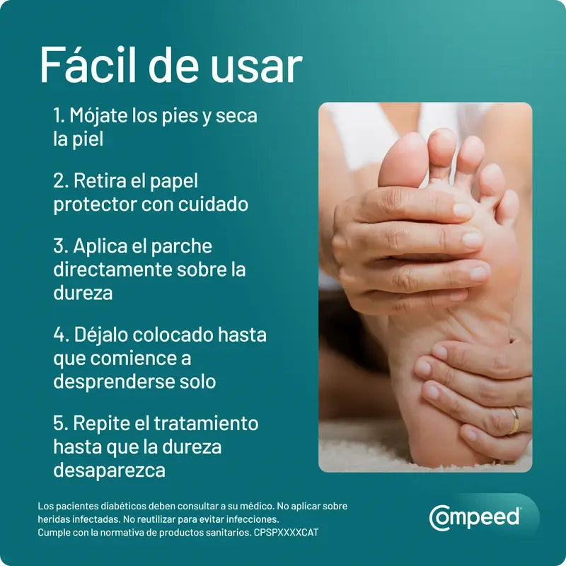 Pensos Compeed Pack de dureza média, 4x6 unidades