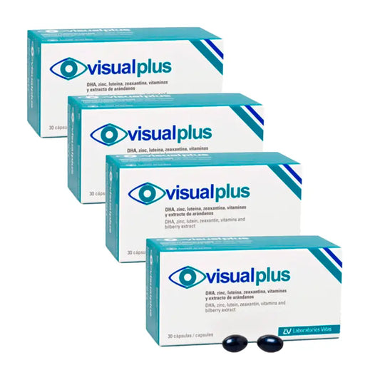 Pacote 4 Visualplus 30 cápsulas