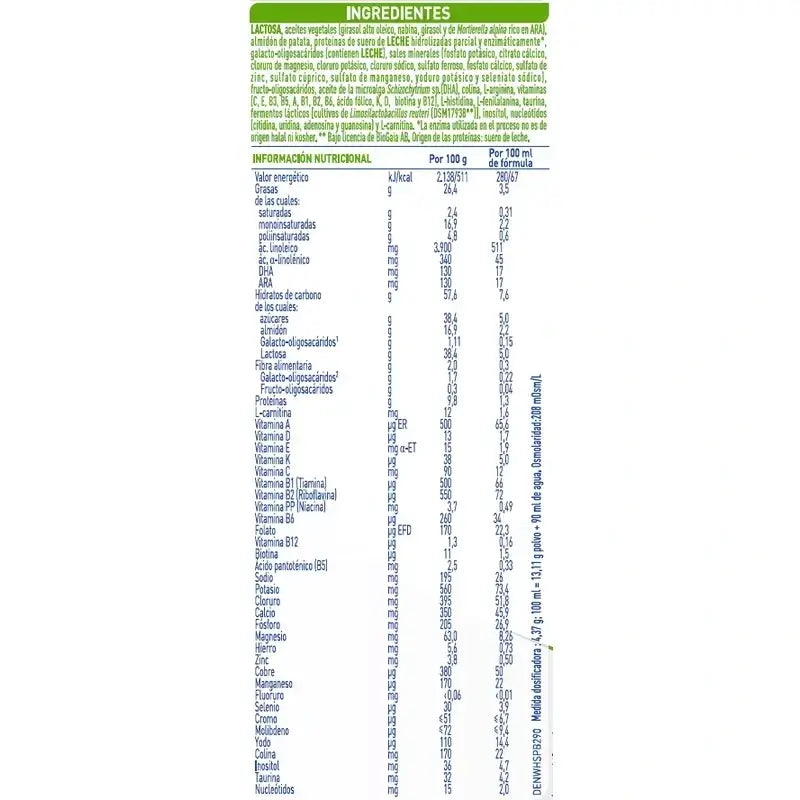 Leite para bebés Nestlé Nan Total Comfort 1, embalagem de 4 x 800 g