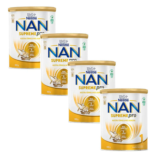 Leite inicial Nestlé Nan Supreme Pro 1, 4X800 g