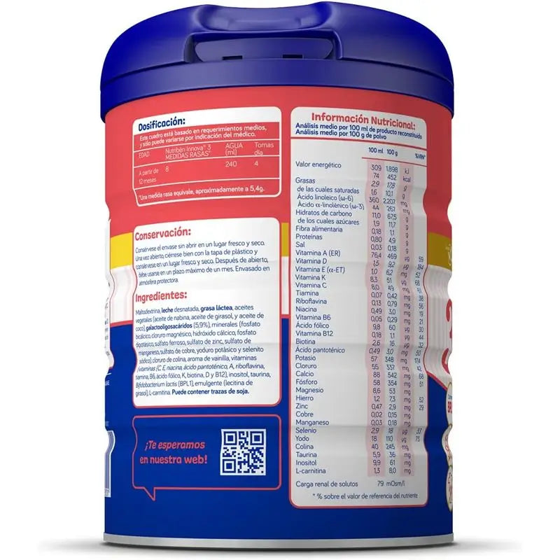 Nutribén Innova 3 Leite de Crescimento, 4 X 800 gramas