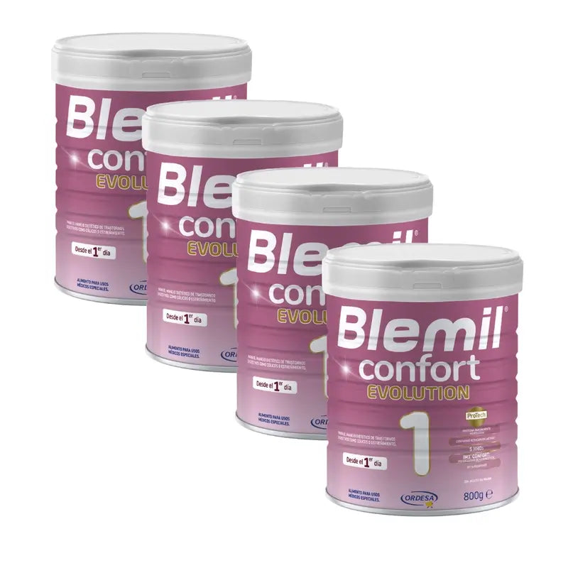 Blemil 1 Confort Evolution, embalagem 4x800 g