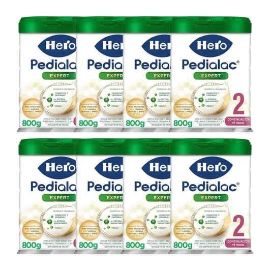 Hero Baby Pedialac Leite 2, Embalagem 8 X 800g