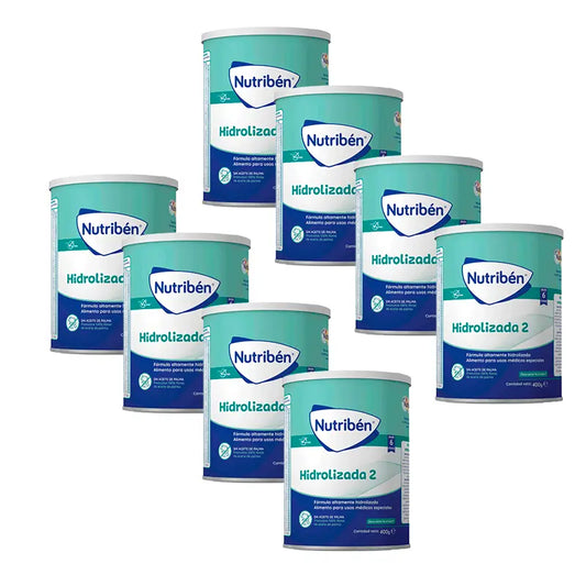Nutribén Leite Hidrolisado 2 Continuação, 8 X 400 g