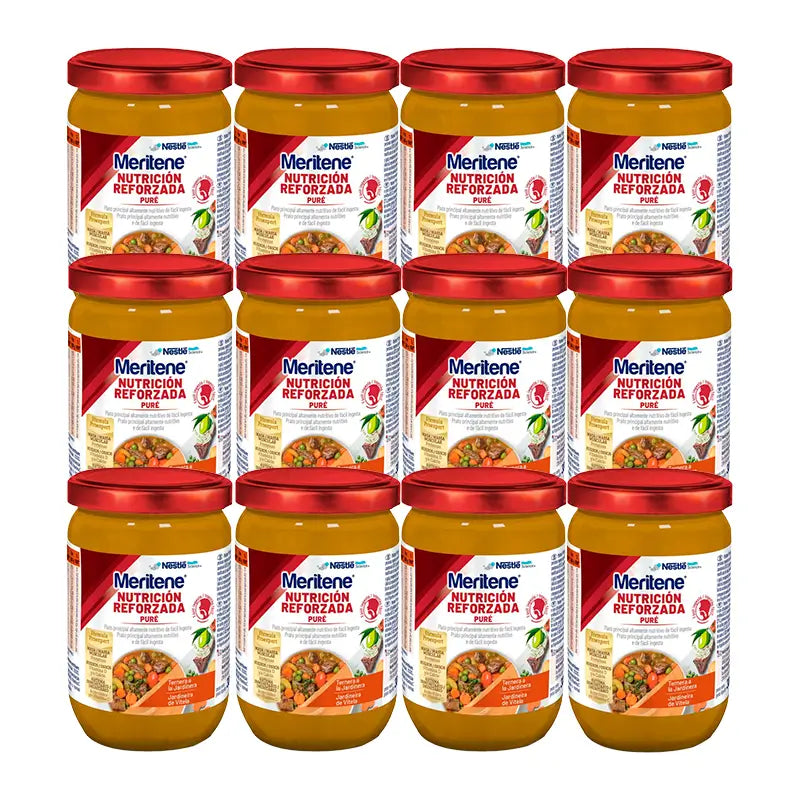 Puré de vitela Meritene, embalagem 12x300 gr.