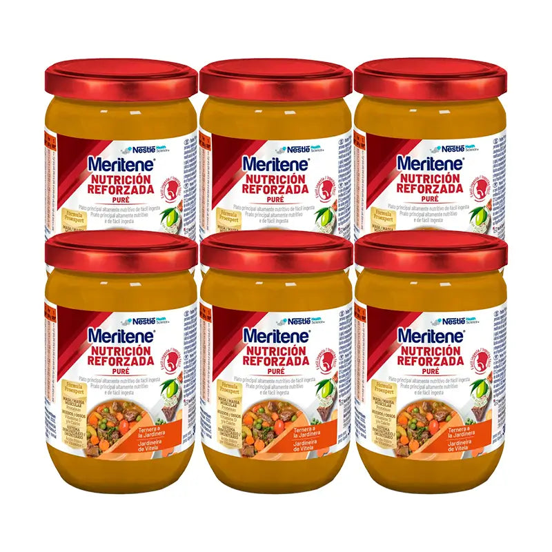 Meritene Pure Vitela a la Jardinera, 6x300g