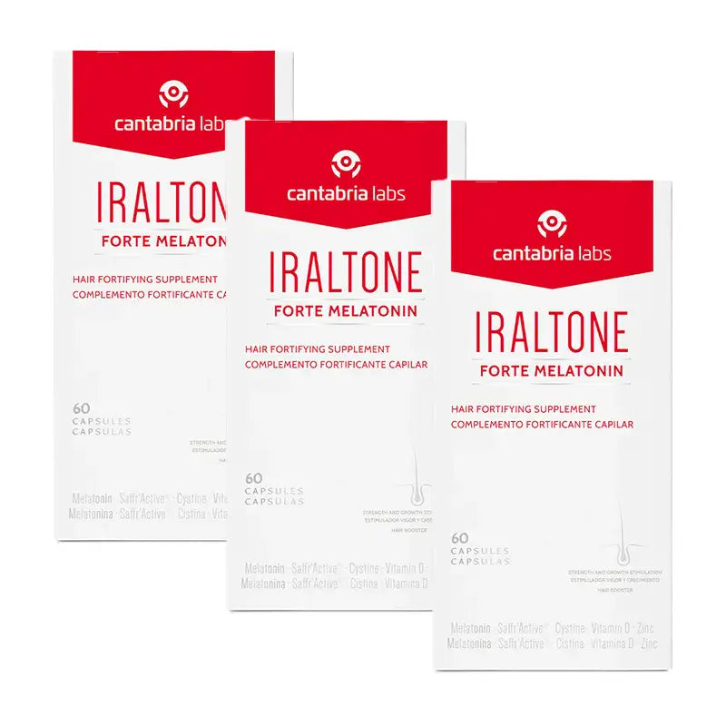 Iraltone Forte Melatonina, Pack 3 x 60 unidades (Cistitone)