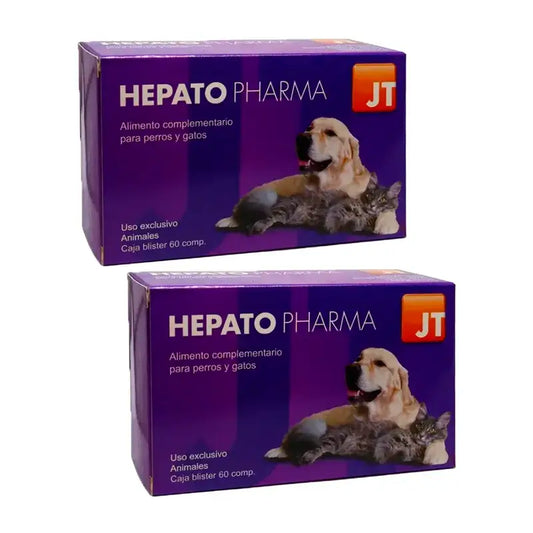 JTPharma Hepato Pharma, Embalagem 2 x 60 comprimidos