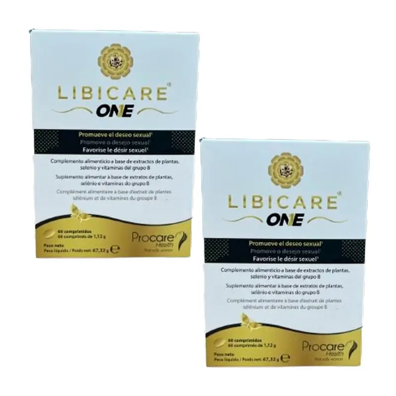 Libicare One, Embalagem 2x60 comprimidos
