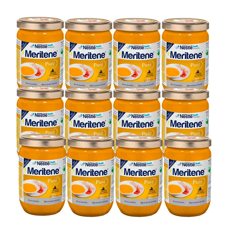 Meritene Puré de Atum com Legumes, 12x300 gramas