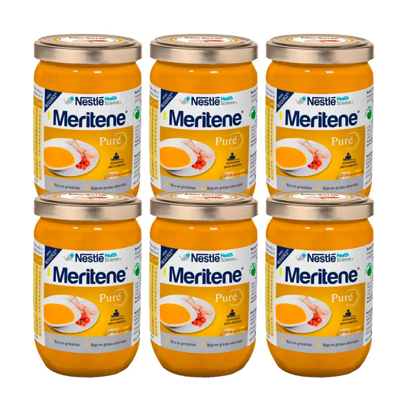 Meritene Puré de Atum com Legumes, 6x300g