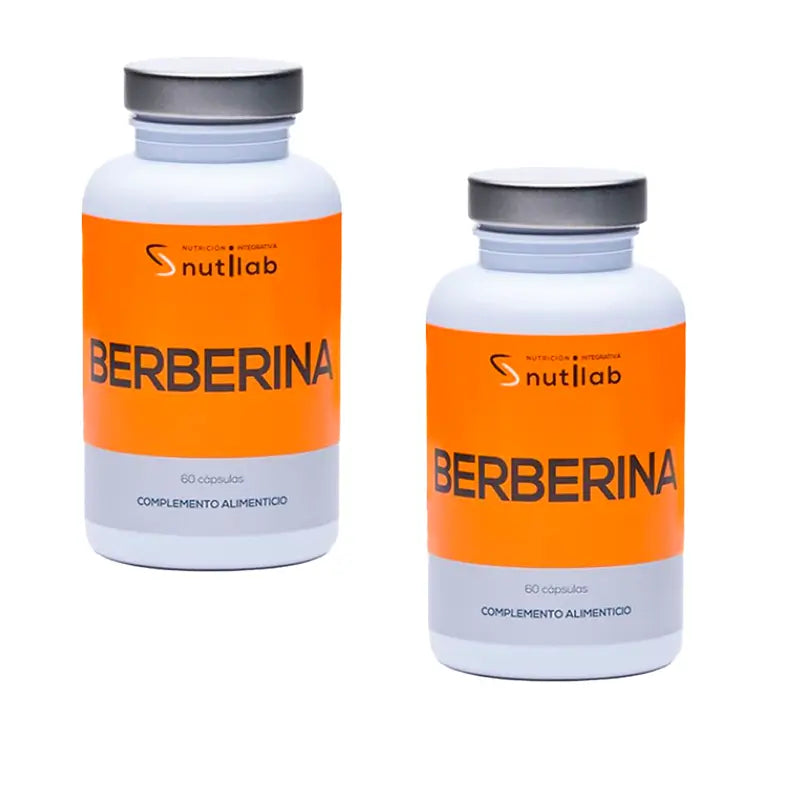 Nutilab Berberina 500 Mg, Embalagem 2x60 Cápsulas