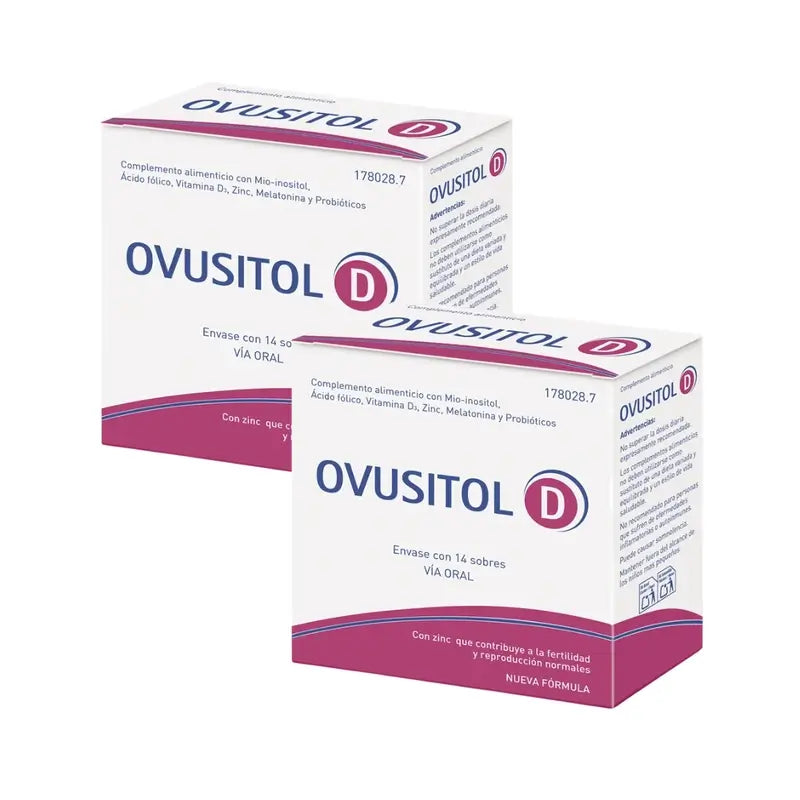 Ovusitol D, embalagem 2x14 envelopes